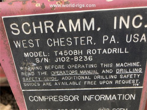 Schramm Drilling Rig for Sale in USA